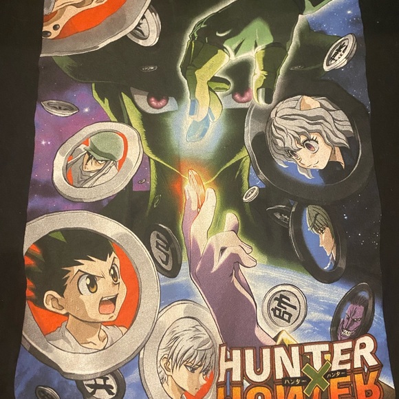 Anime tee shirt lot, Hunter x hunter, mha, danganronpa, jojos bizarre adventure - Picture 2 of 2